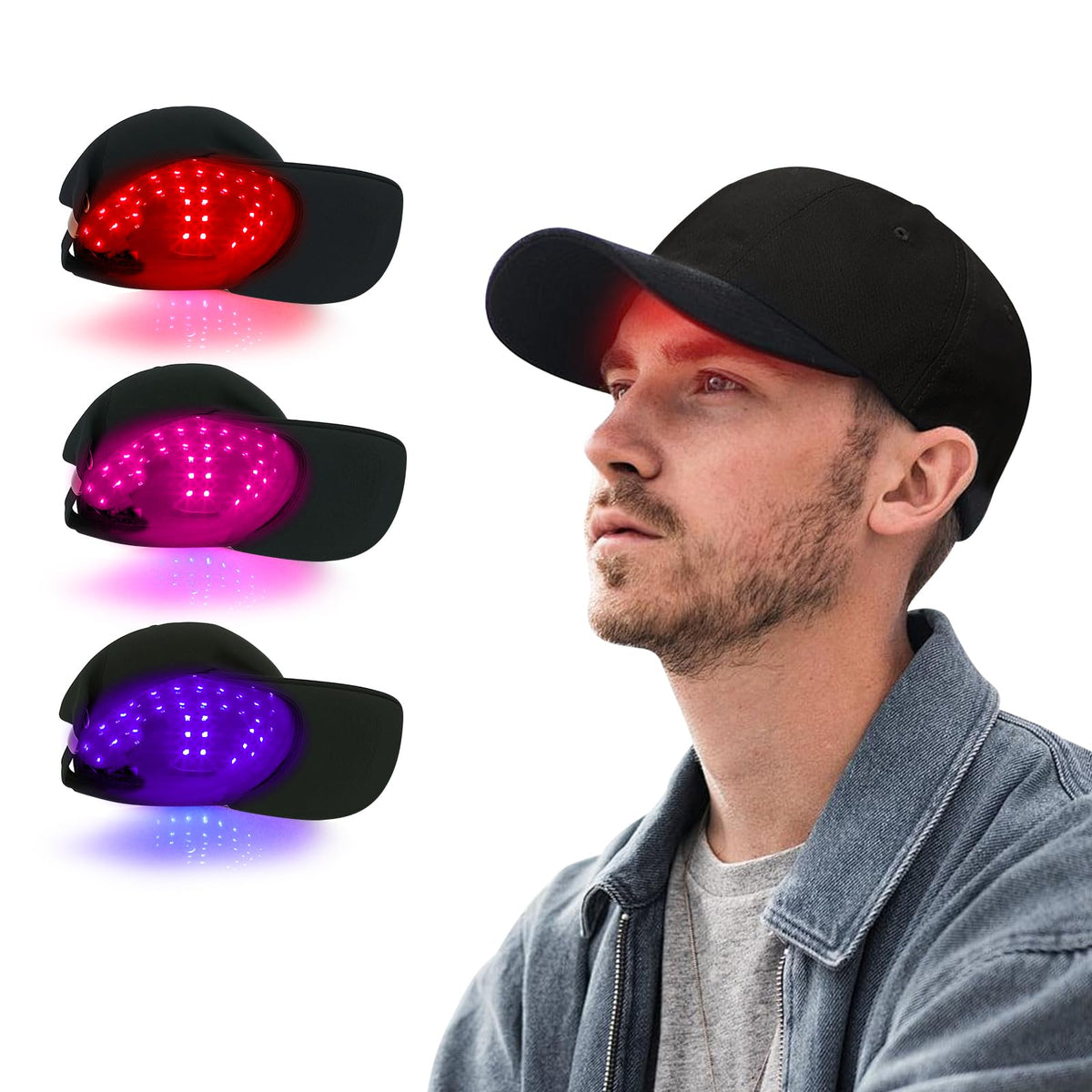 DAWNBOX 2026 red-light cap front view for at-home scalp care