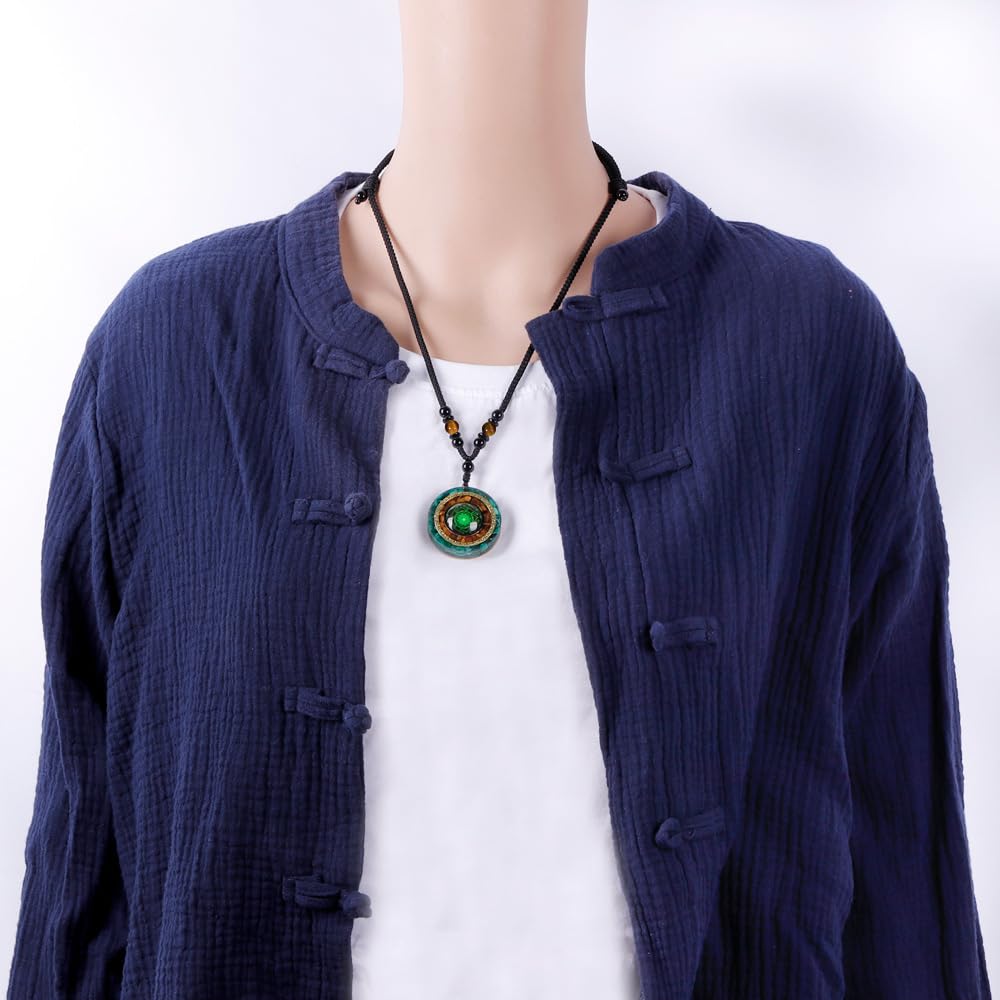 Day Day Up meditation tool necklace supporting focused practice