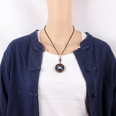 Day Day Up Nebula energy necklace doubles as a meditation tool.