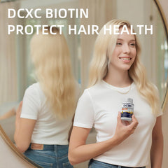DCXC Biotin Collagen Tablets supporting radiant skin texture and smooth nails