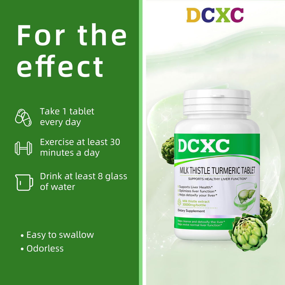 DCXC Liver Detox turmeric root highlighting herbal wellness