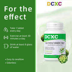 DCXC Liver Detox turmeric root highlighting herbal wellness