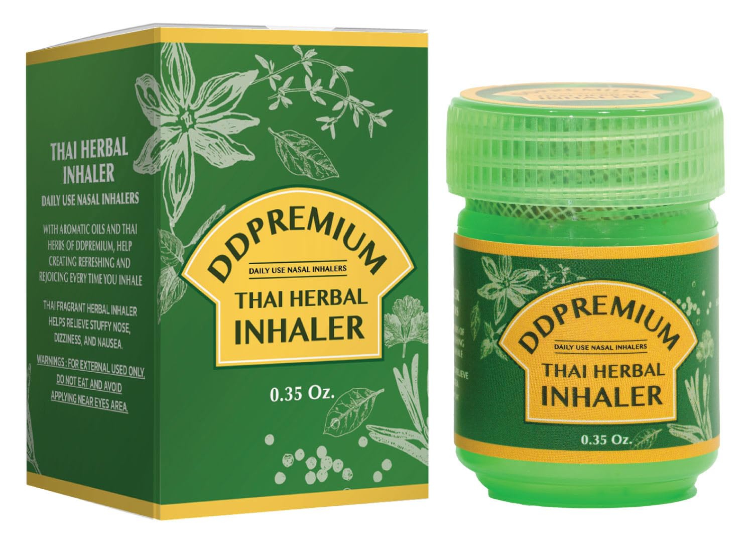 DDPremium clear breathing inhaler action provides refreshing scent release