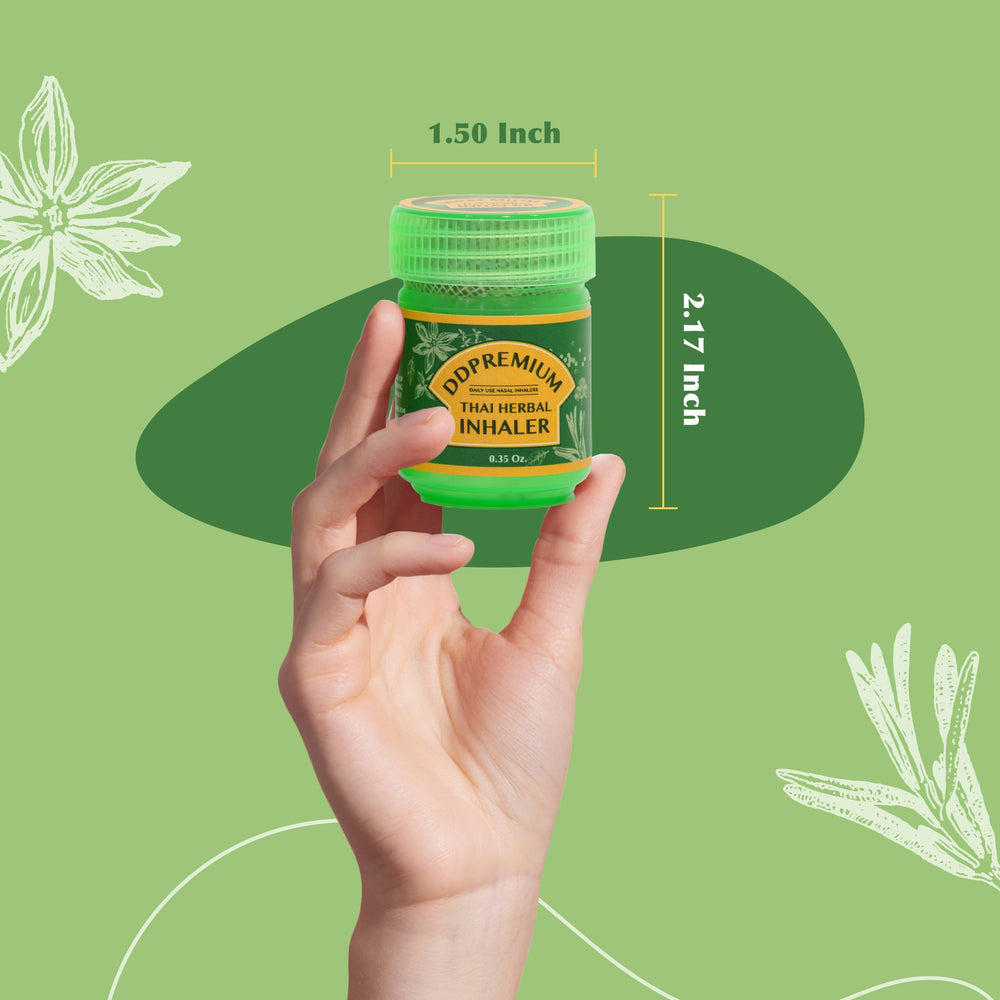 DDPremium compact travel size inhaler fits easily in a pocket