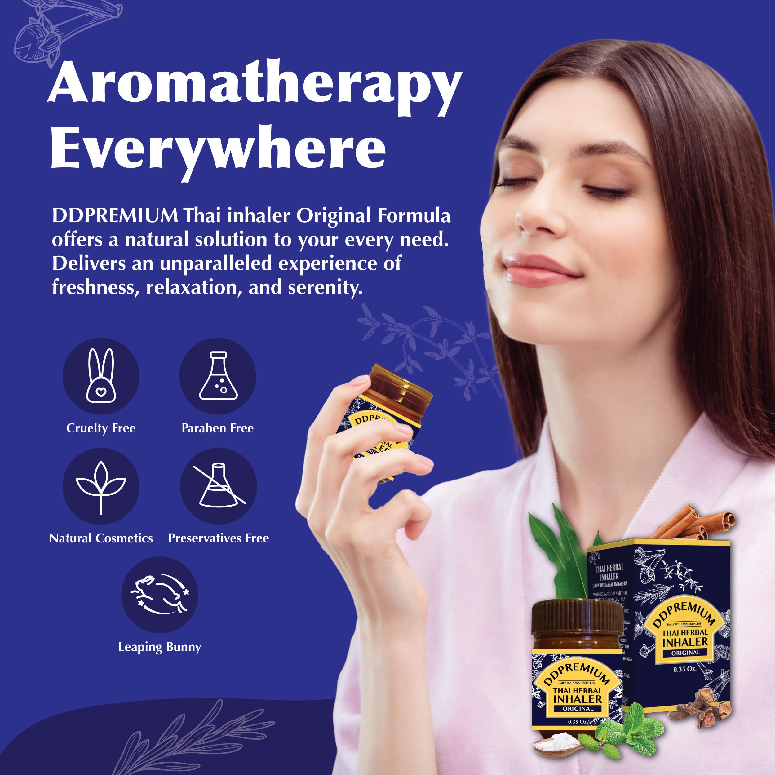 DDPremium inhaler eco-friendly and cruelty-free formula for mindful use