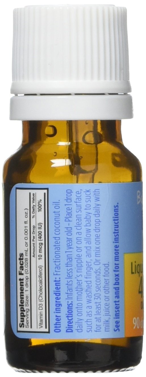 Ddrops Baby tasteless D3 drops appear odorless and easy to feed
