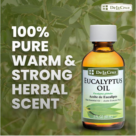 De La Cruz eucalyptus oil diffuser use creates a refreshing atmosphere