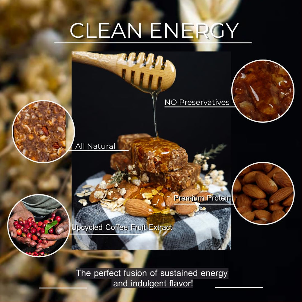 Deadline Bar natural ingredients close-up emphasizing no artificial additives