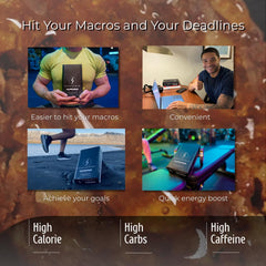 Deadline Bar nutrition facts label view for energy minded buyers
