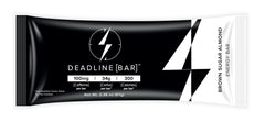Deadline Bar packaging image shows preservative free, all natural snack