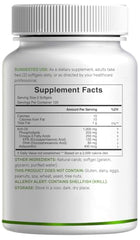 DEAL SUPPLEMENT Antarctic Krill Oil label highlighting EPA and DHA