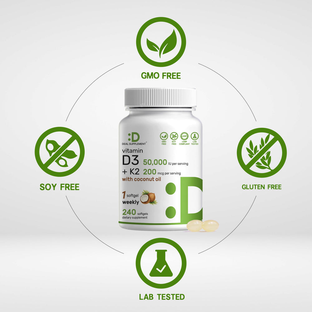 DEAL SUPPLEMENT Bottle label highlights 240 servings