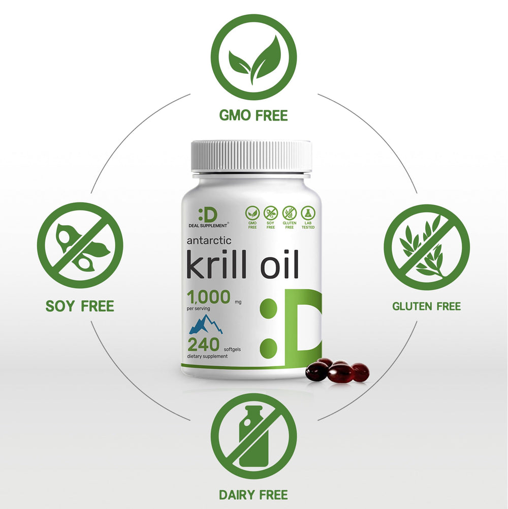 DEAL SUPPLEMENT Krill Oil phospholipids infographic explaining absorption