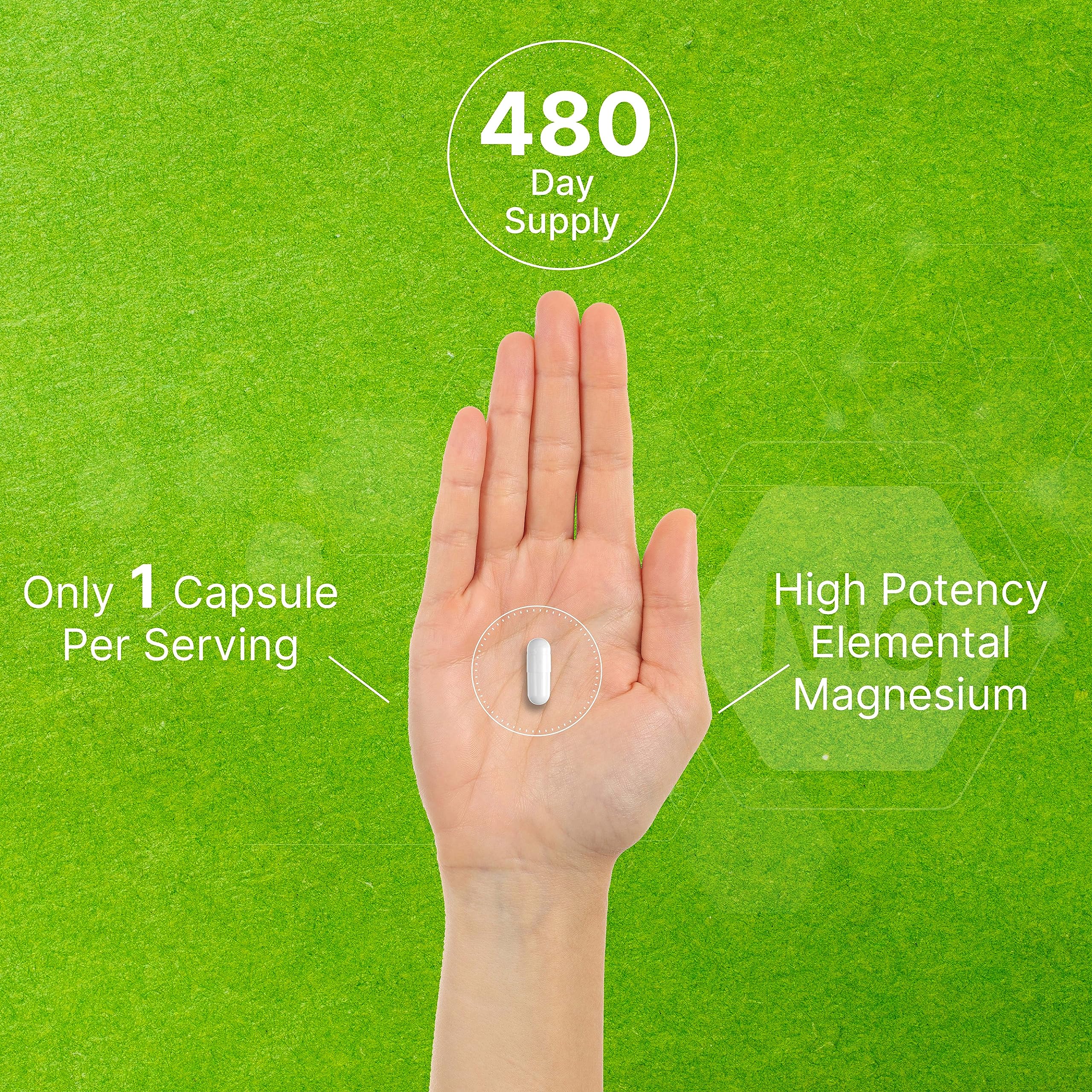 Deal Supplement capsules being poured, implying easy serving and minimal waste.