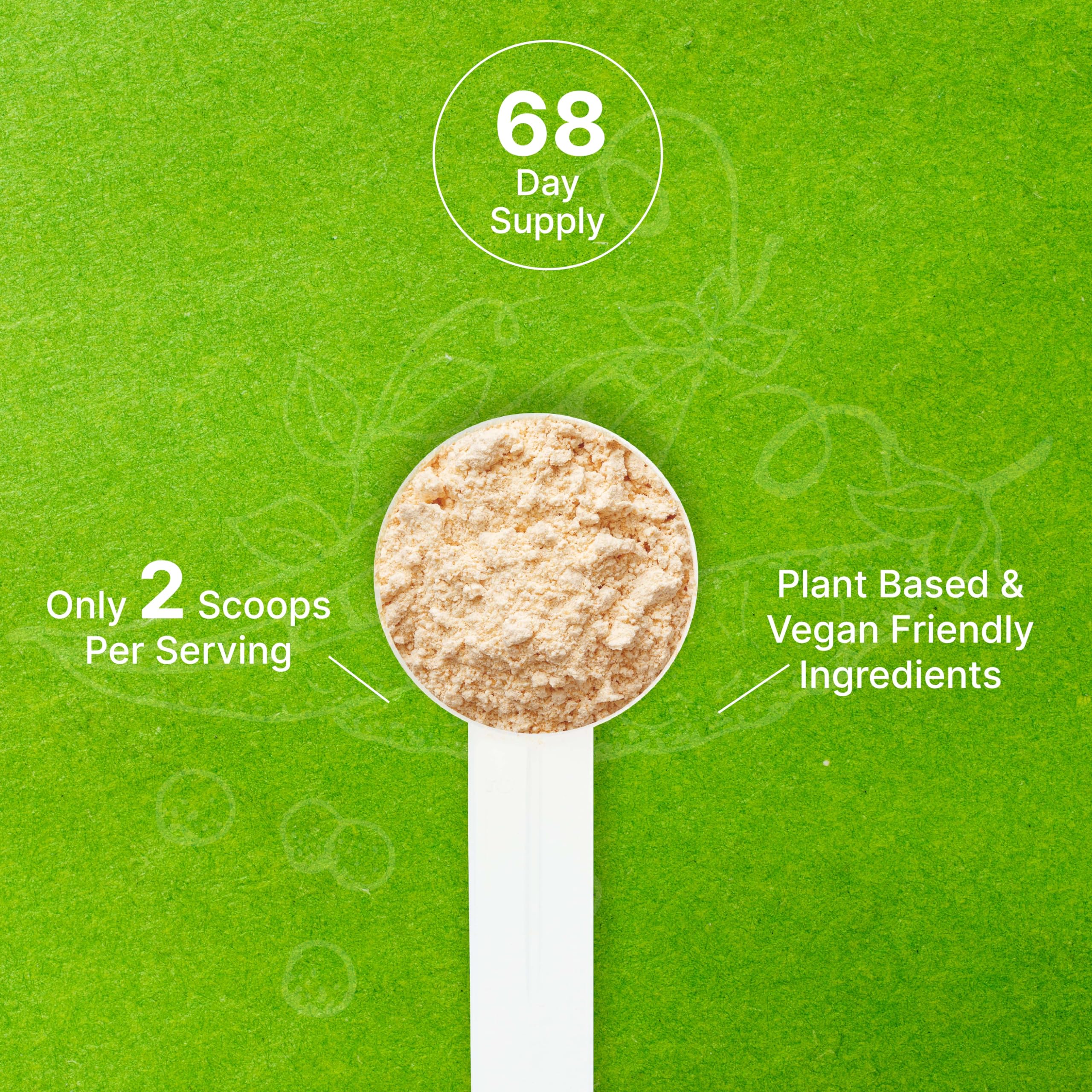 Deal Supplement label notes North American grown peas for clean plant-based protein