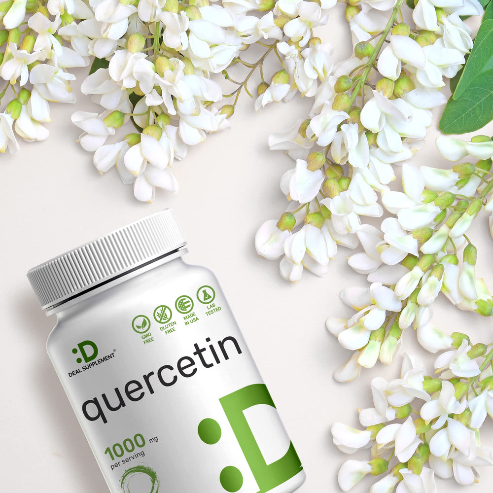 Two-bottle DEAL SUPPLEMENT Quercetin pack for long-term daily use