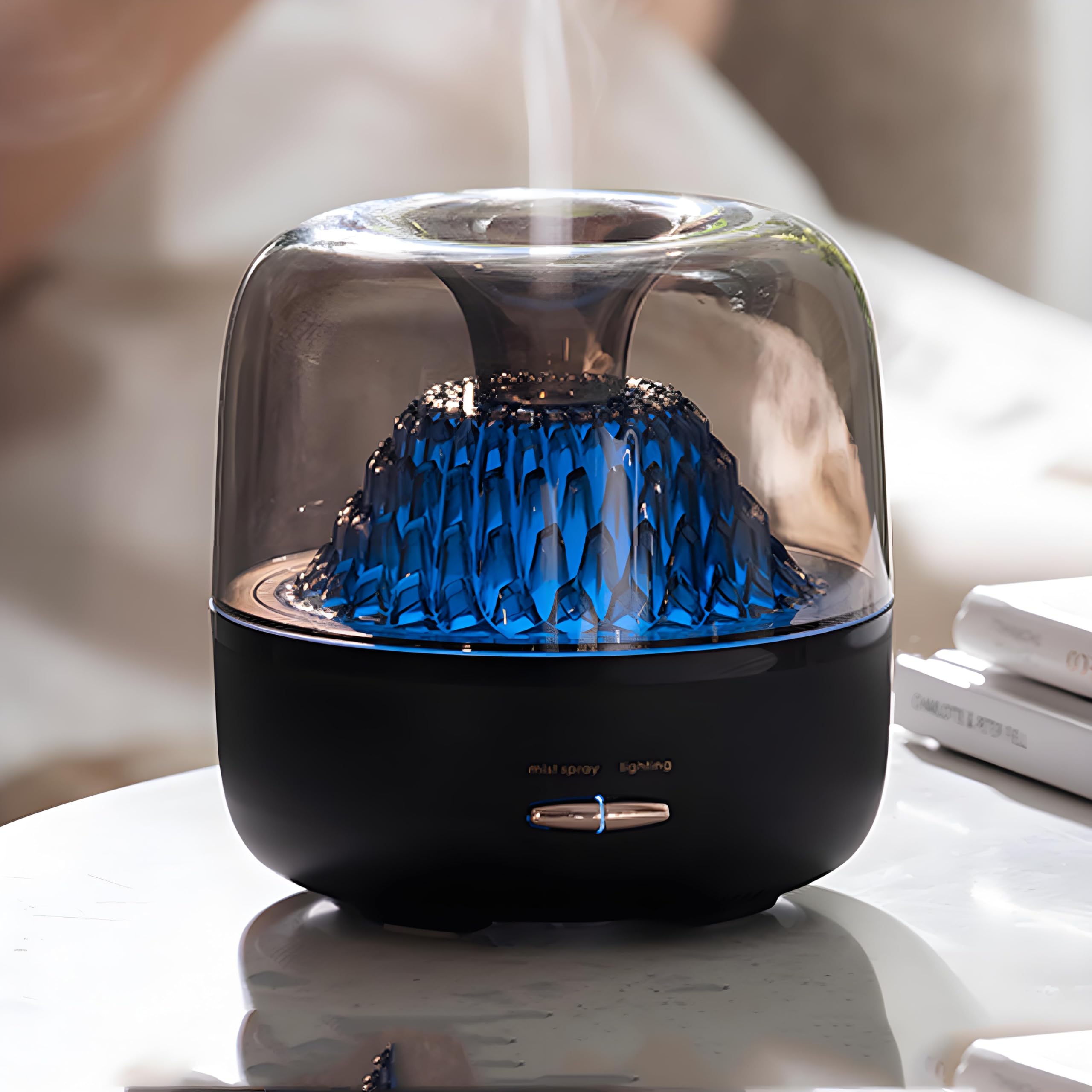 DEALFUN essential oil diffuser with flame-like mist for a calming home ambiance