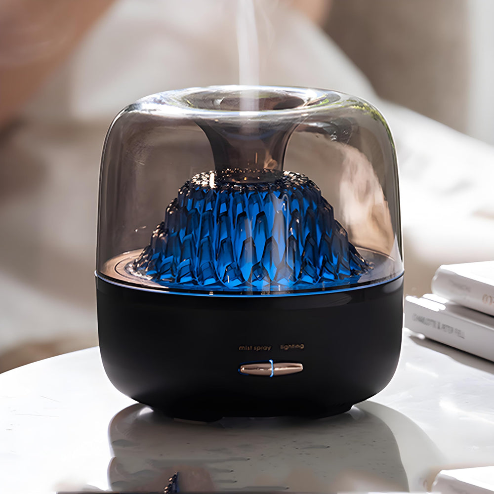 DEALFUN essential oil diffuser with flame-like mist for a calming home ambiance