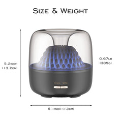 DEALFUN diffuser is portable, ideal for desks or nightstands
