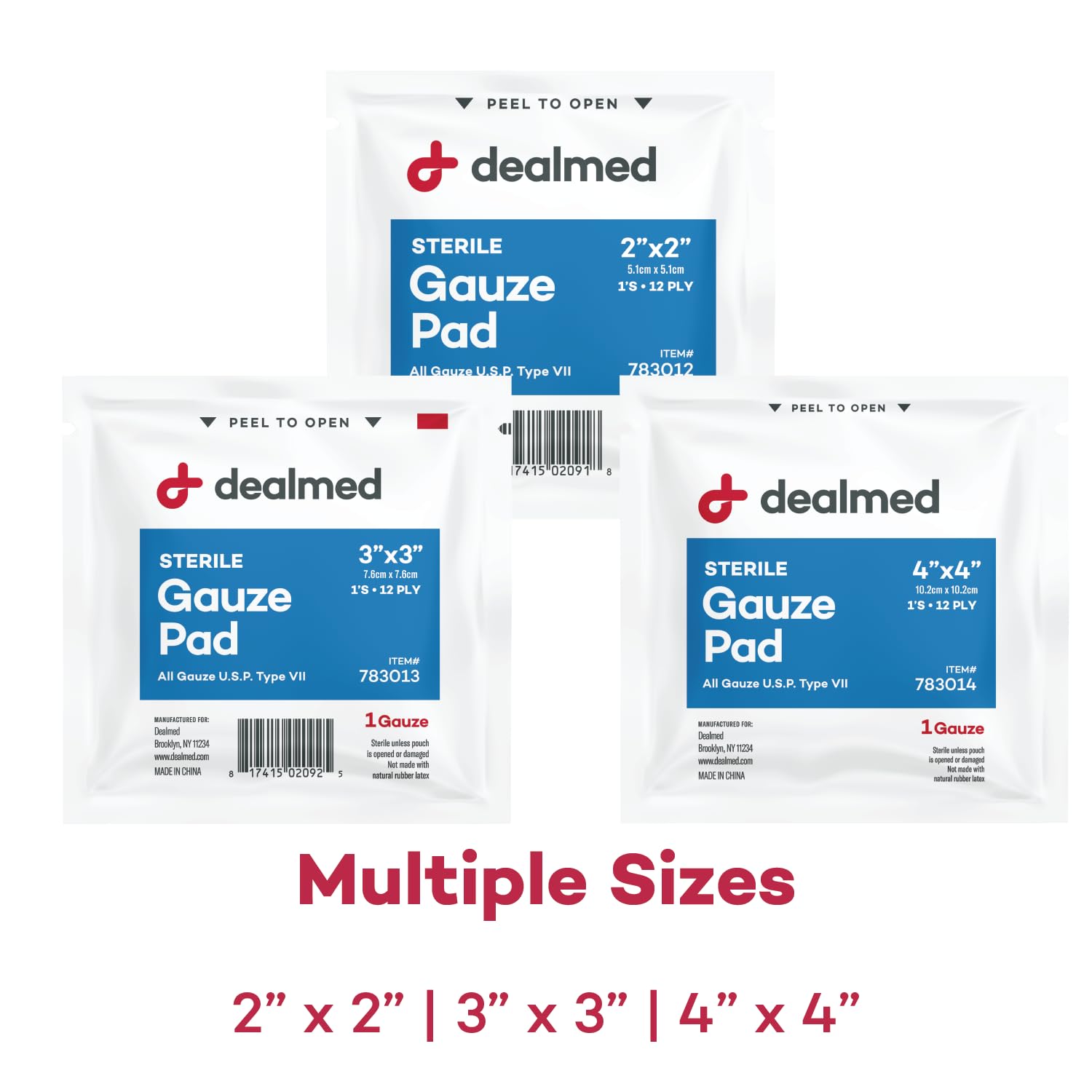 Dealmed 12-ply design provides sturdy coverage during care tasks