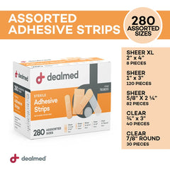Dealmed bandage non-stick pad close-up for painless removal and protection