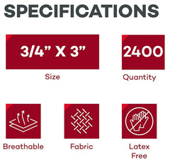 Dealmed bandages individually wrapped emphasize clean, ready-to-use wound care.