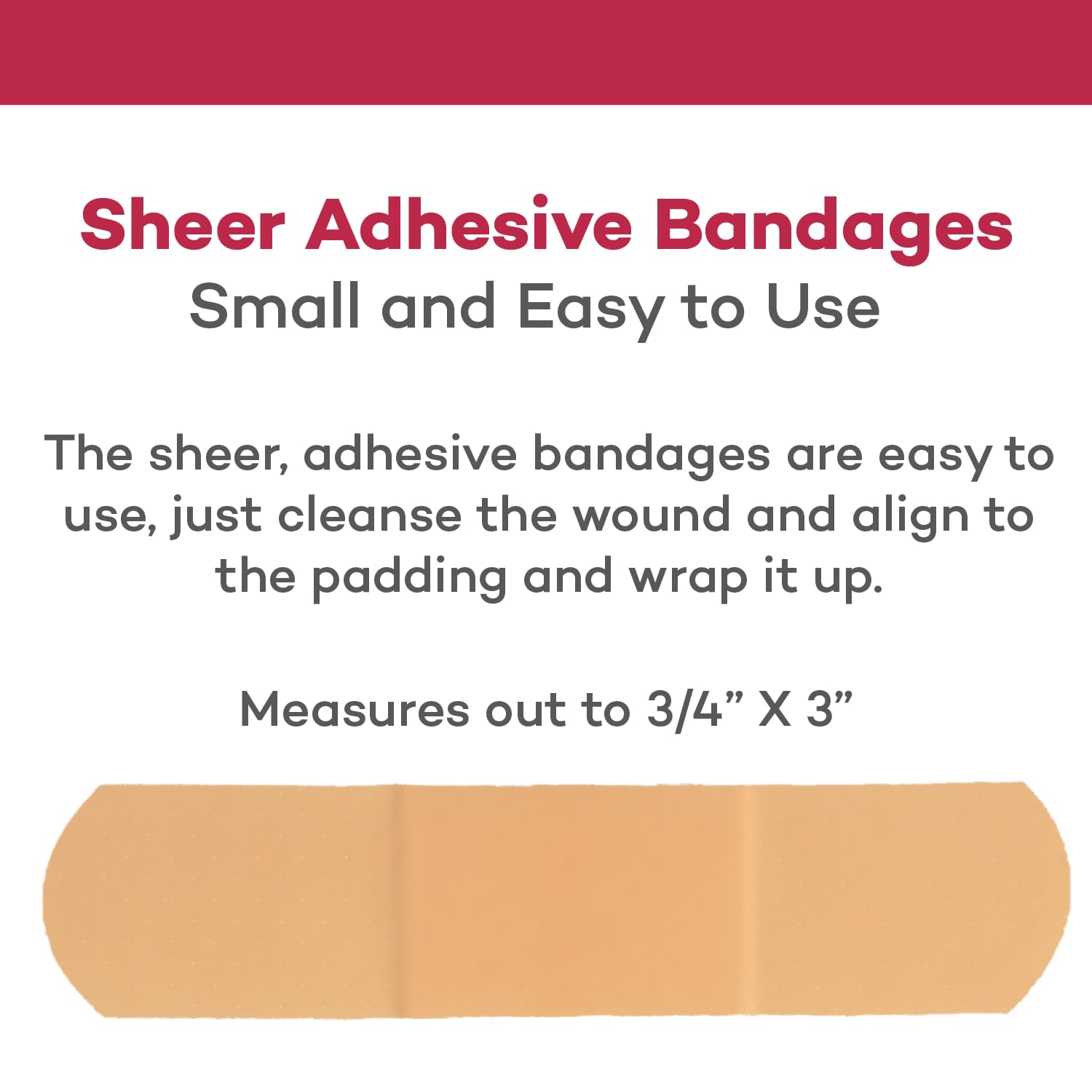 DealMed bandages protect small wounds while you move and work.