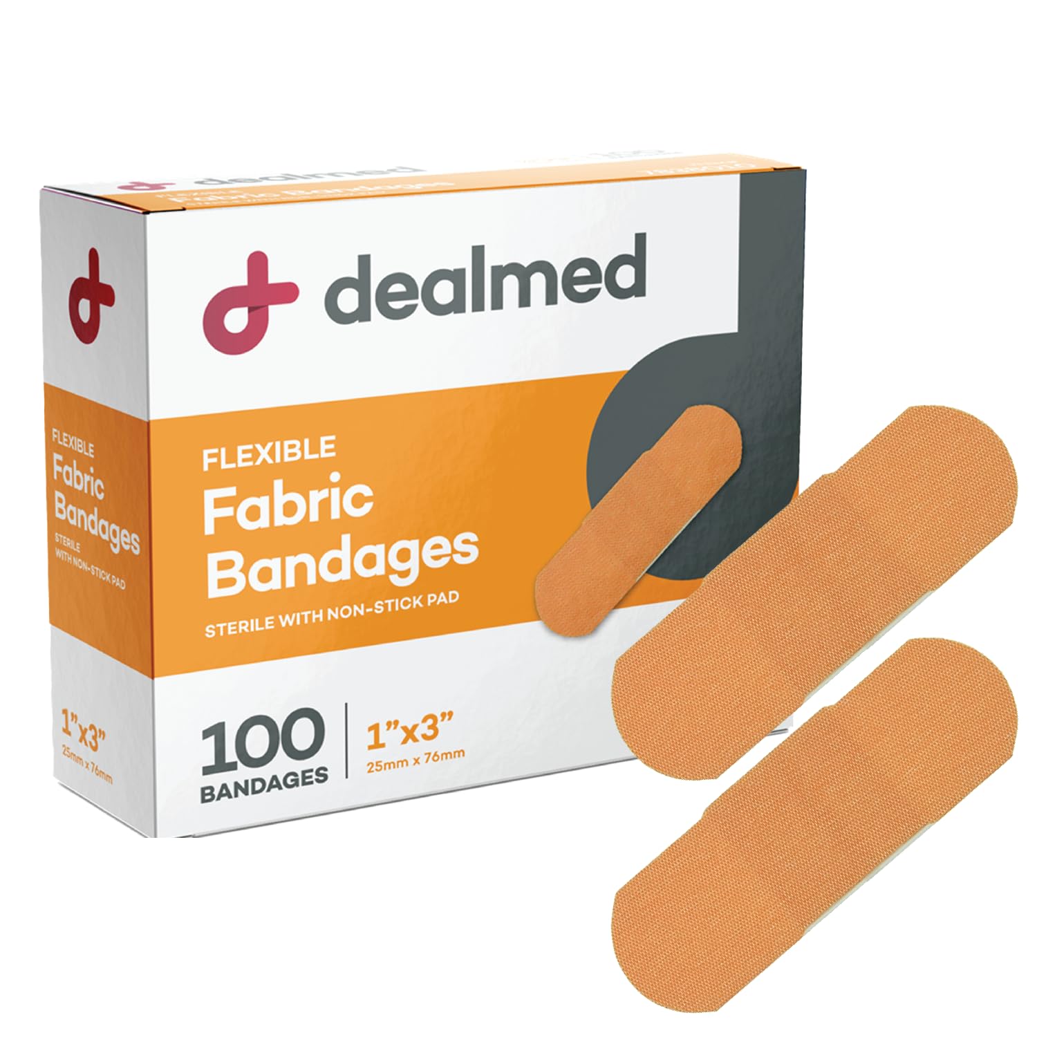 Dealmed clinic-ready bandages included for ready kits