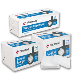 Dealmed first-aid-kit ready sponges stay organized for emergencies.