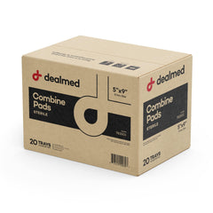 Dealmed first-aid and post-op care pads offer absorbent support.