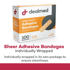 Dealmed flexible breathable bandage close-up ideal for active lifestyles