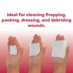 Dealmed gauze pads suitable for first aid kits and clinical settings