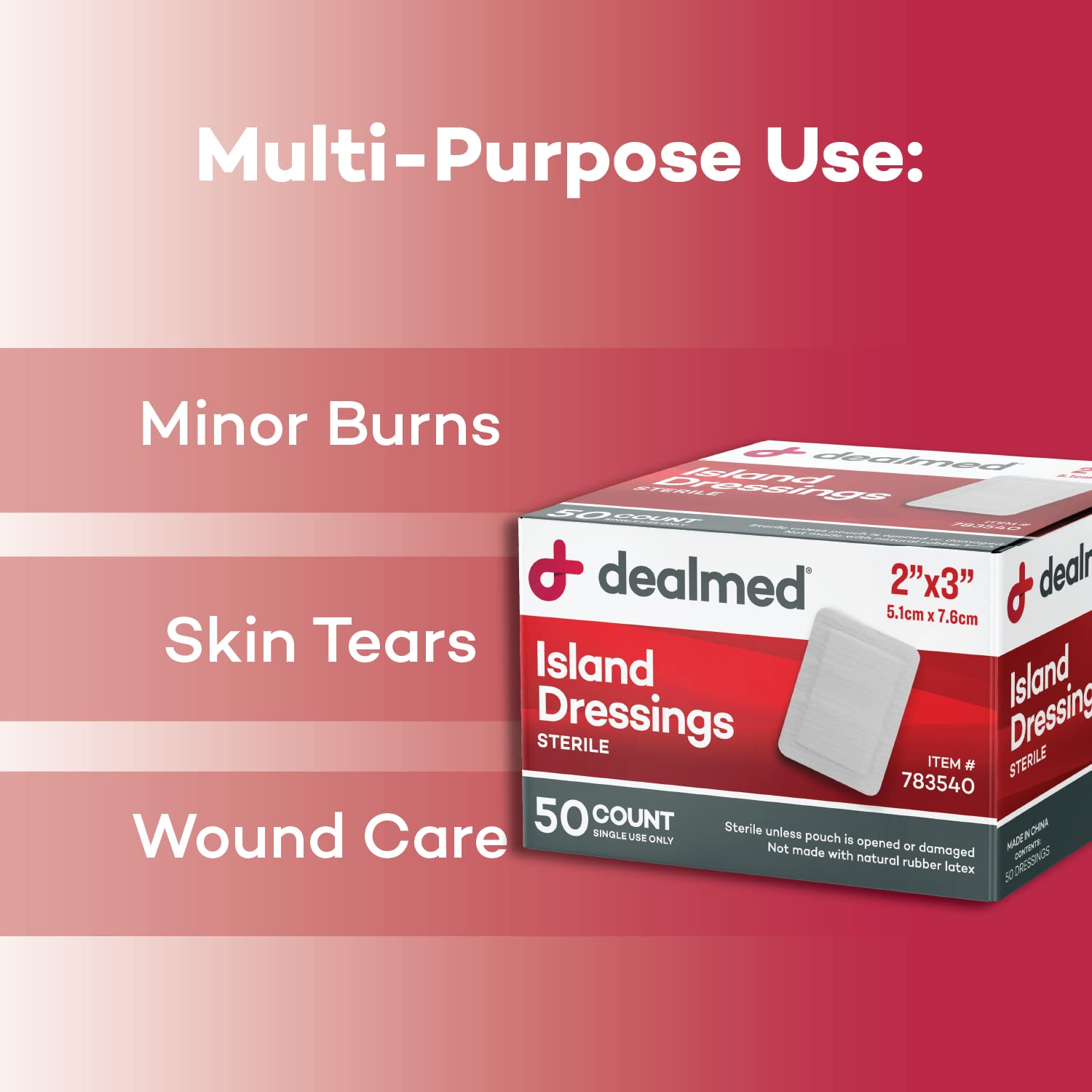 Dealmed breathable cushion design offers comfort during extended wear.