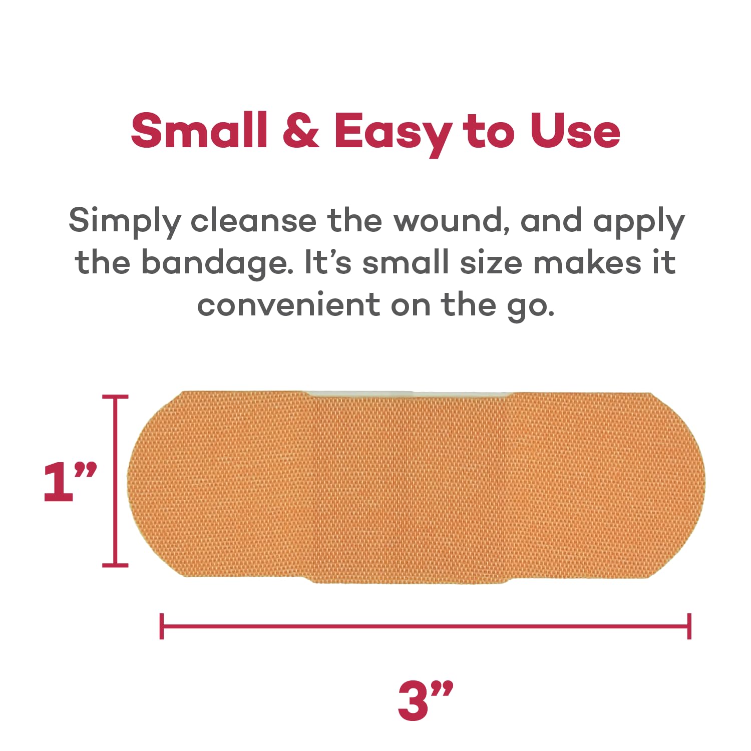 Dealmed latex-free bandage minimizes irritation for minor wounds