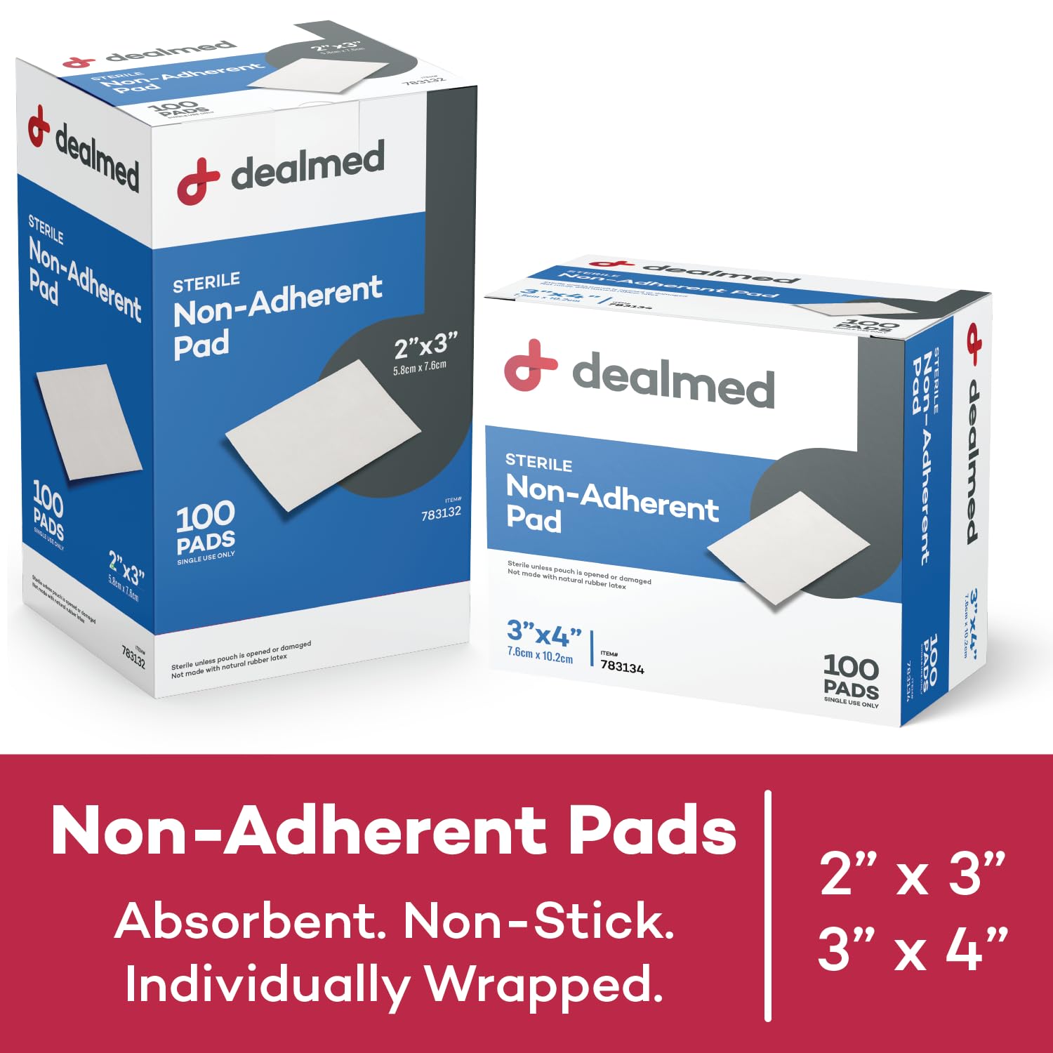 Non-stick outer face allows painless removal and minimal wound disturbance.
