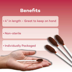 Dealmed povidone iodine swabsticks in first-aid kit ready for quick prep