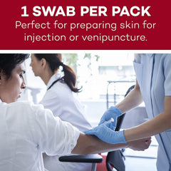 Dealmed povidone iodine swabsticks non-sterile single-use cleansing sticks