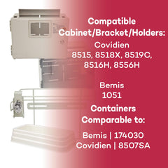 Dealmed 5-quart polypropylene construction for durable, puncture-resistant use.