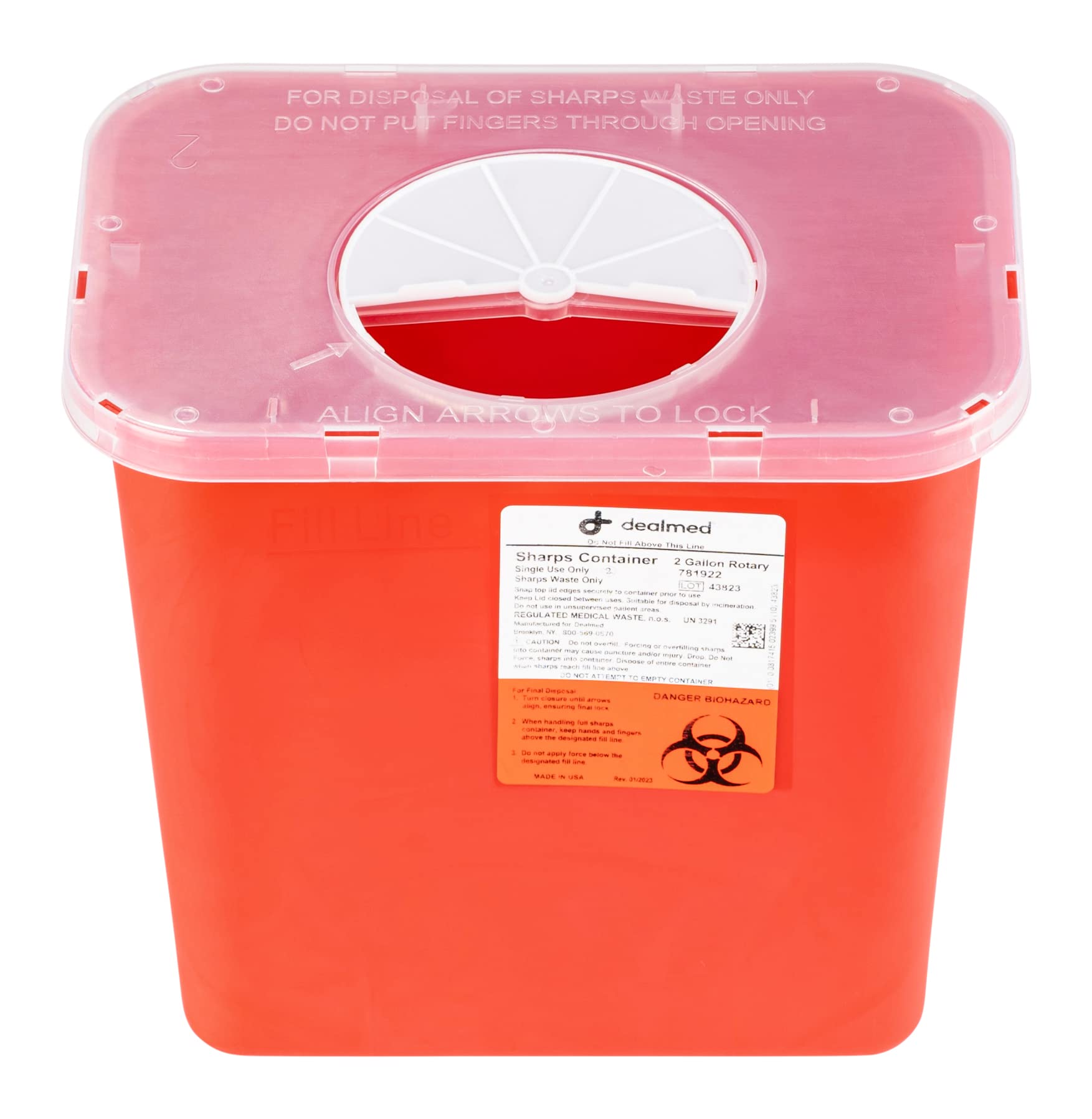 DealMed leak-proof construction suitable for professional environments