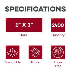 Dealmed soft stretch fabric bandage demonstrates flexible, comfortable movement