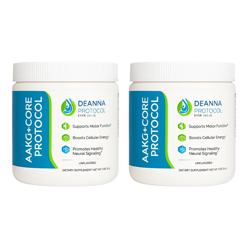 Deanna Protocol AAKG+ Core Powder two-pack for versatile dosing.