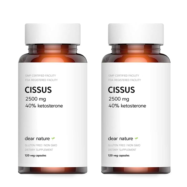 Dear Nature Cissus Extract premium bottle highlights joint support potential