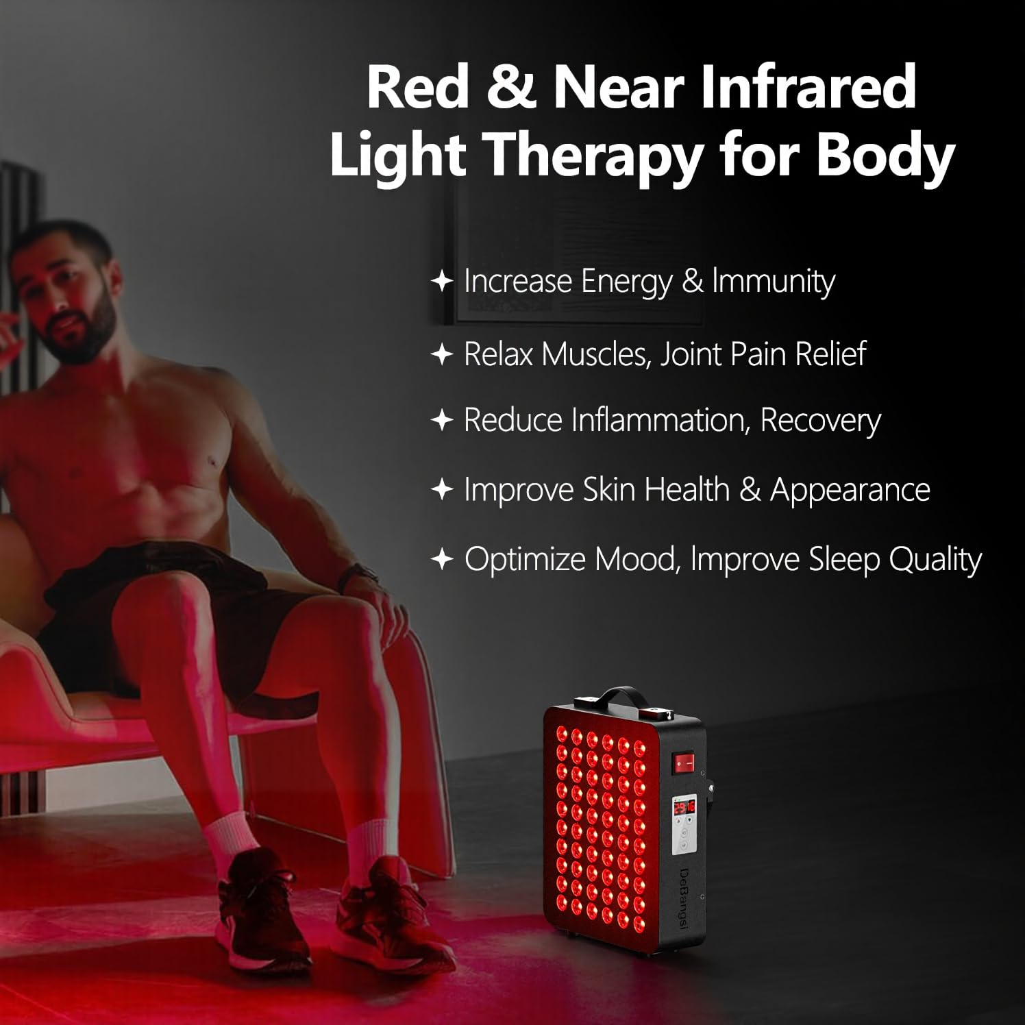 Timer function helps tailor sessions for body and facial care.