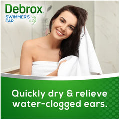 Debrox close-up cap, easy opening for quick use.