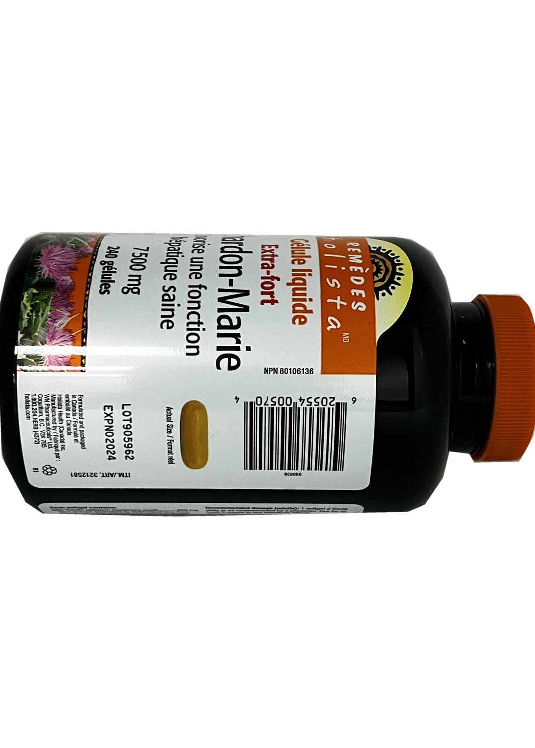 Decatela Holista Milk Thistle softgels ready for daily routine