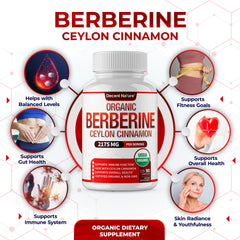 Decent Nature Ceylon Cinnamon berberine blend aids carb metabolism.