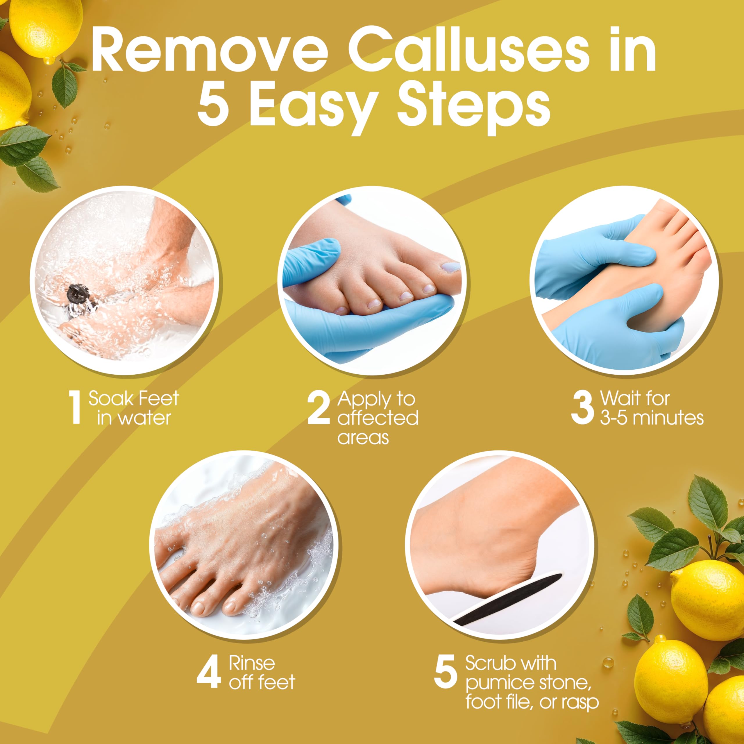 Dispenser pump on DeEnti Callus Remover for easy application.