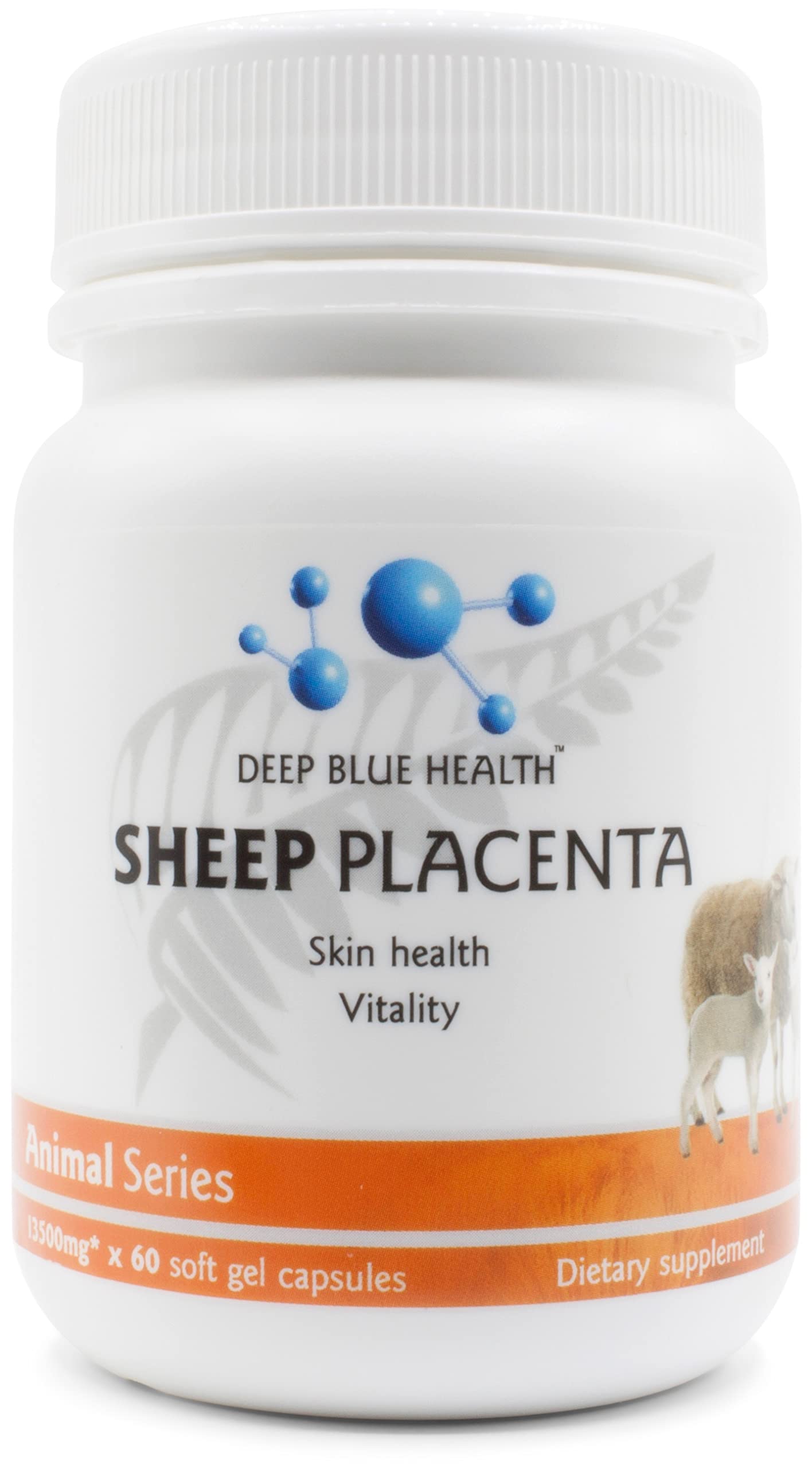 Deep Blue Health grape seed extract softgel close-up highlighting antioxidant benefits