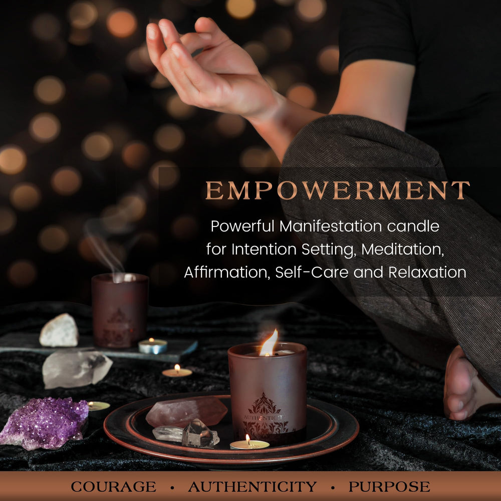 Deep Eden gift box opening reveals premium candle packaging.