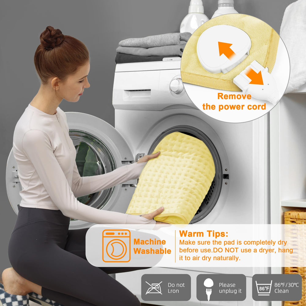 Deepsoon heating pad control panel with six temperature settings